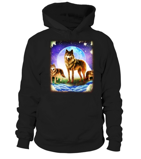 Wolf artwork design predator face imprint Hoodie Unisex