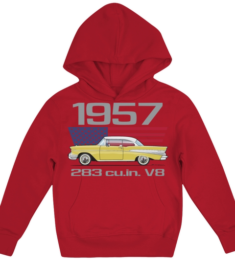1957 Coronado Yellow Kids Hoodie