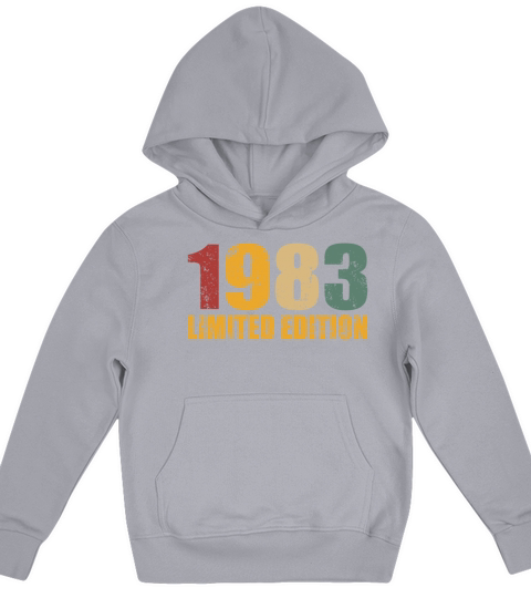 40th birthday vintage 1983 limited edition Kids Hoodie