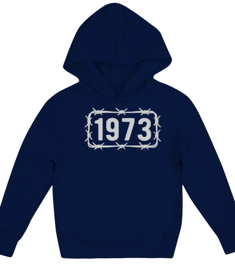 Birthday Vintage 1973 Barbed Wire Kids Hoodie