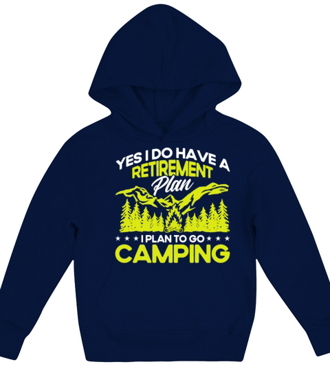 Camping Lover Gift Quote Camper Kids Hoodie