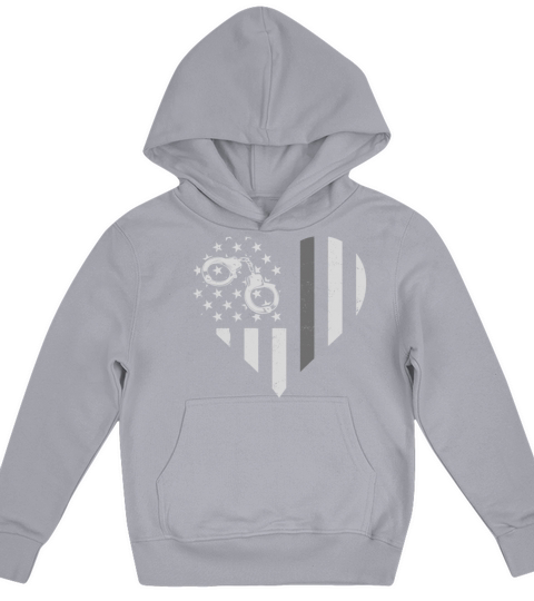 Correctional Officer Patriotic Kids Hoodie