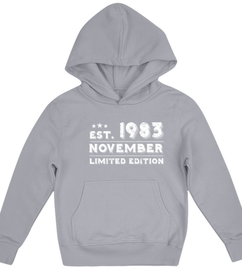 Est November 1983 - Birthday Present - Vintage Kids Hoodie