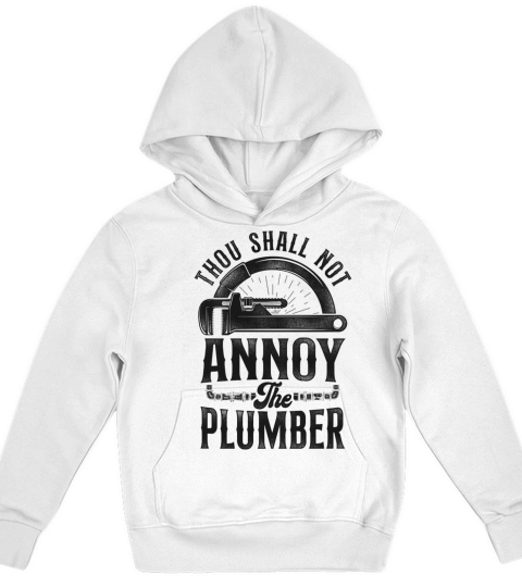 Plumbing Plumber Christian Vintage Kids Hoodie