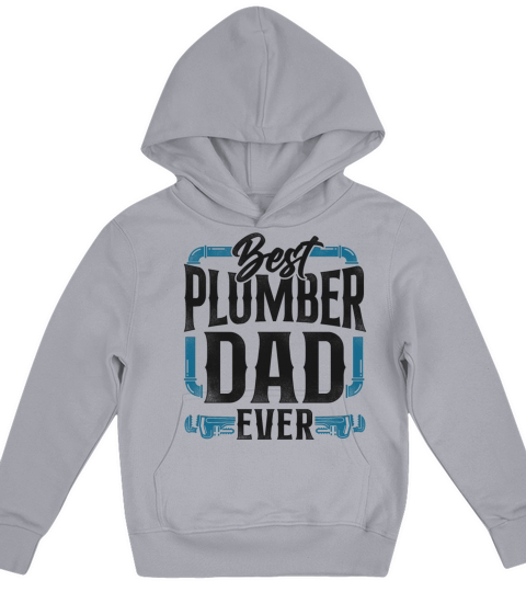 Plumbing Plumber Dad Vintage Best Kids Hoodie