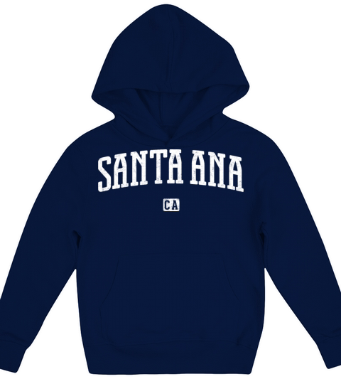 Santa Ana California Vintage Kids Hoodie