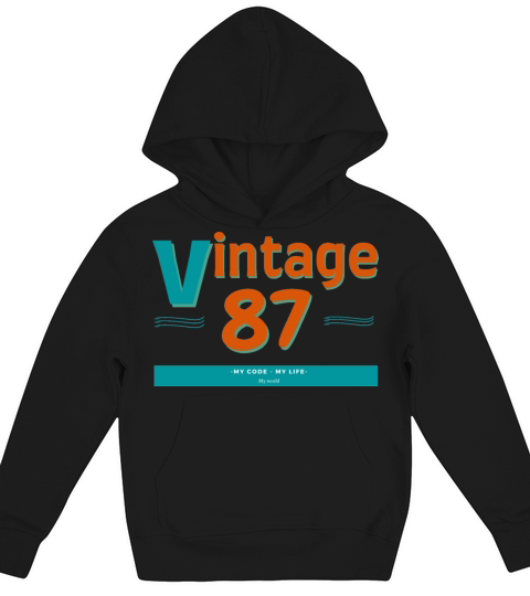 Vintage 1987 Kids Hoodie