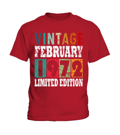 1972 February vintage Kids T-Shirt