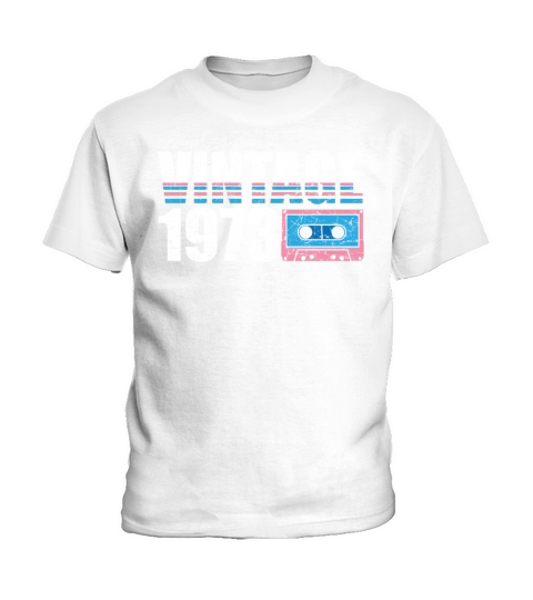 1973 Vintage born in Retro age Birthday gift idea Kids T-Shirt