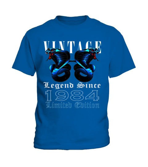 1984 Vintage Snake 39 Years Limited Edition Kids T-Shirt