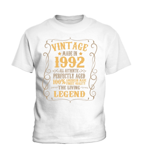 1992 vintage vintage retro birthday gift Kids T-Shirt