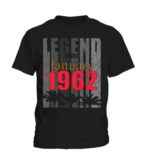 60 Years Legendary Since January 1962 Kids T-Shirt