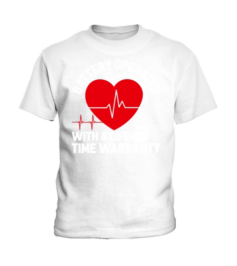 Battery Operated Pacemaker Recipient Heart Attack Kids T-Shirt