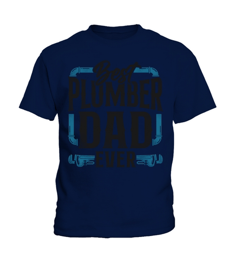 Plumbing Plumber Dad Vintage Best Kids T-Shirt