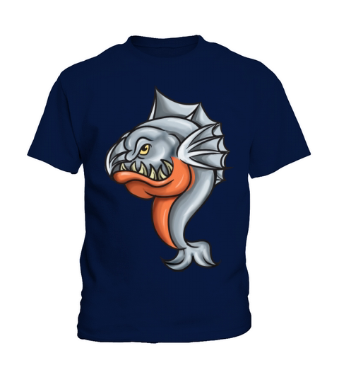 Retro Dabbing Piranha Kids T-Shirt