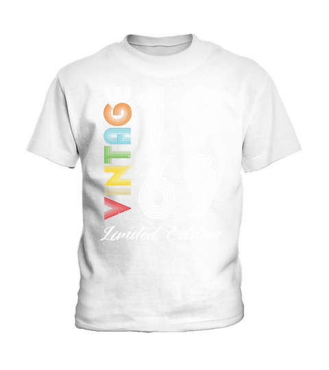 Vintage 1969 Vintage Birthday Retro Vintage Kids T-Shirt
