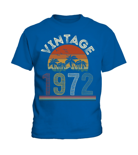 Vintage 1972 Kids T-Shirt