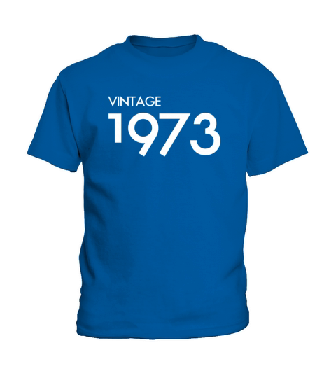 Vintage 1973 48 Years Old 48th Birthday Gift Kids T-Shirt