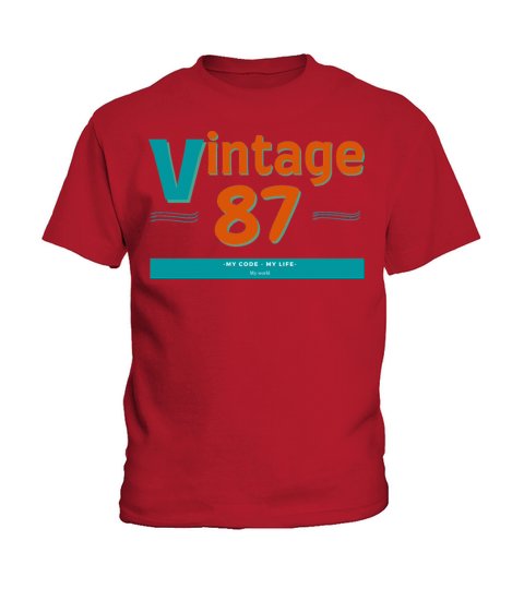 Vintage 1987 Kids T-Shirt