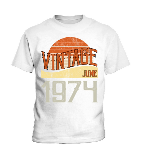 Vintage June 1974 Kids T-Shirt