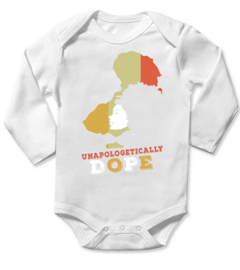 Africa Black Girl Unapologetic Black History Month Long Sleeve Baby One-Piece