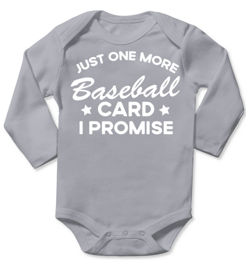 Baseball Card Collector Apparel Vintage Trading Ca Long Sleeve Baby One-Piece