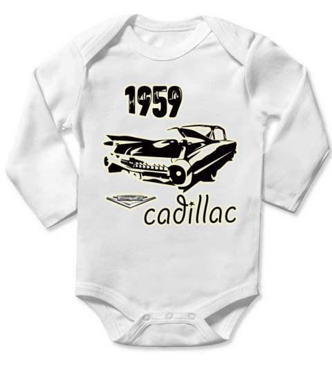 Cadillac 1959 Long Sleeve Baby One-Piece