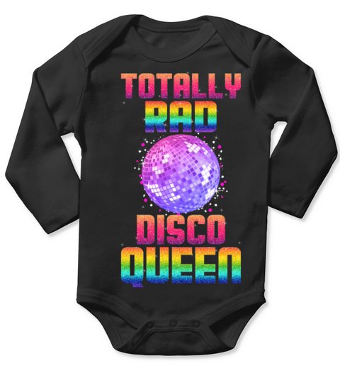 Funny Retro Groovy Club Vintage Disco Ball Party Long Sleeve Baby One-Piece