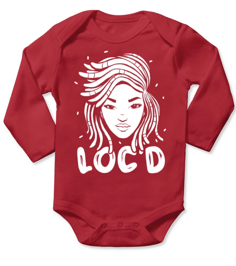 Its the Locs For Me - Afro Hair Black American Long Sleeve Baby One-Piece