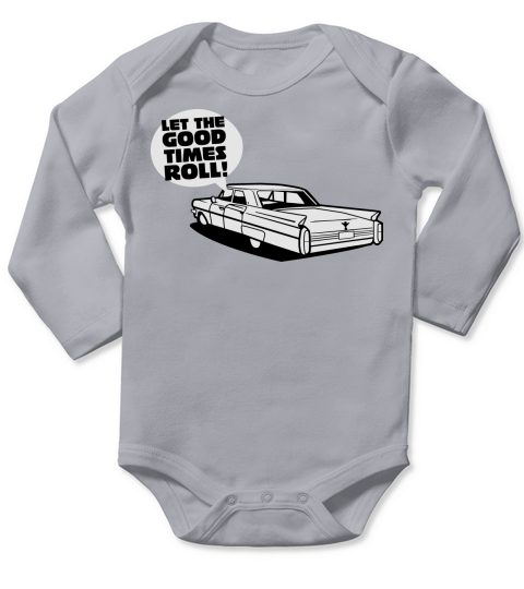 Let the good times roll - cadillac oldtimer Long Sleeve Baby One-Piece