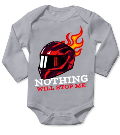 Nothing Will Stop Me Long Sleeve Baby One-Piece