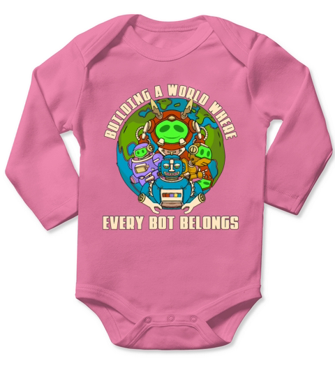 Robotics Building A World Robot Robotics Engineer Long Sleeve Baby One-Piece