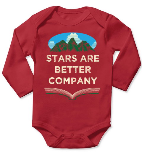 Stars Are Better Company Camping Traveler Camper Long Sleeve Baby One-Piece