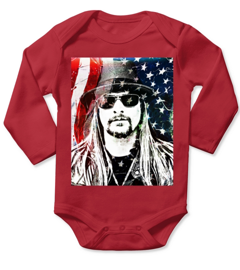 Vintage Kid Rock Long Sleeve Baby One-Piece