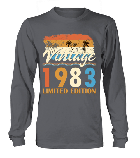 40th birthday vintage 1983 limited edition Long sleeved Unisex