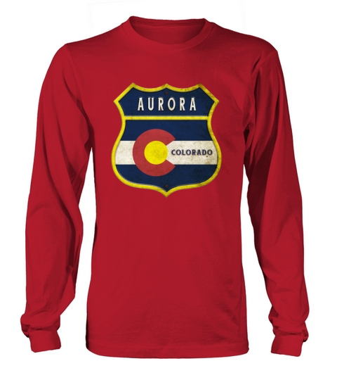 Aurora Colorado coat of arms design Long sleeved Unisex