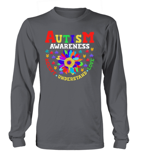 Autism Awareness Teacher Outfit Teach Accept Under Long sleeved Unisex