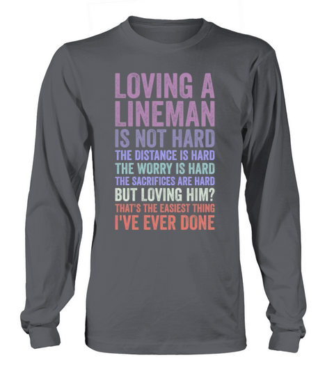 Electrical Linemans Wife Lineman Spouse Funny Long sleeved Unisex