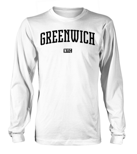 Greenwich New York City Vintage Long sleeved Unisex