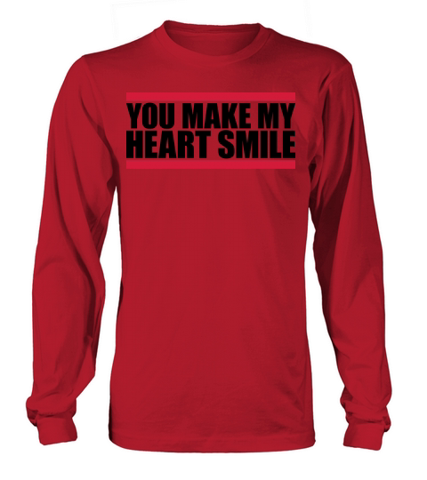 make my heart smile Long sleeved Unisex