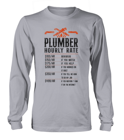 Plumbing Plumber Vintage Plumber Long sleeved Unisex