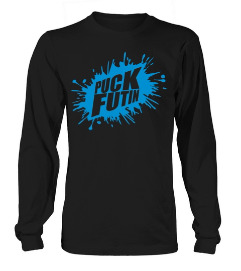 puck futin logo design Long sleeved Unisex