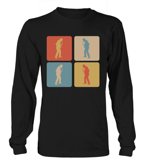 Saxophone design Long sleeved Unisex