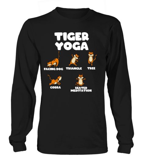 Tiger Yoga Long sleeved Unisex