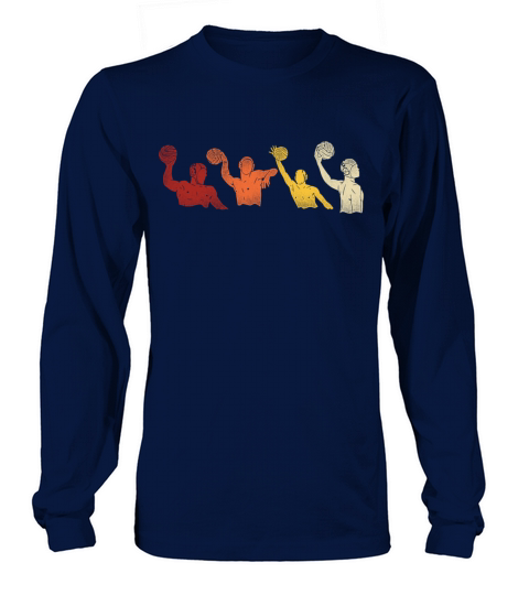 Water Polo Retro Vintage Long sleeved Unisex