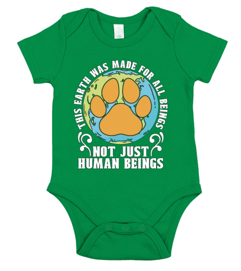Abandoned Pets This Earth Is Made Pet Animal Lover Short Sleeve Baby One-Piece