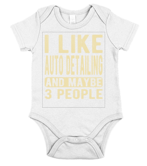 Auto detailing Saying Short Sleeve Baby One-Piece