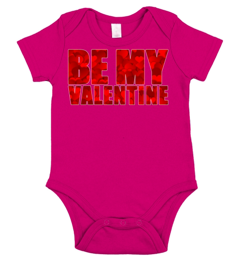Be My Valentine4100 Short Sleeve Baby One-Piece