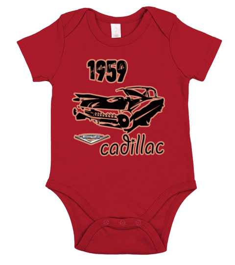 Cadillac 1959 Short Sleeve Baby One-Piece