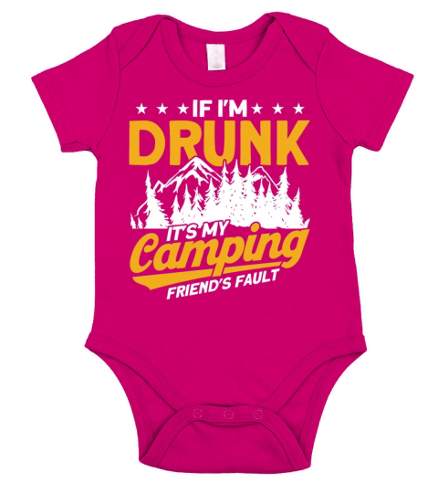 Camping Lover Gift Quote Camper Short Sleeve Baby One-Piece